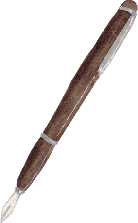 Watercolor fountain pen